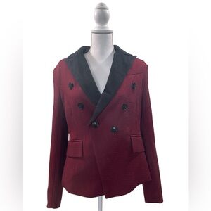 Walter Baker Red and Black Blazer - size M
